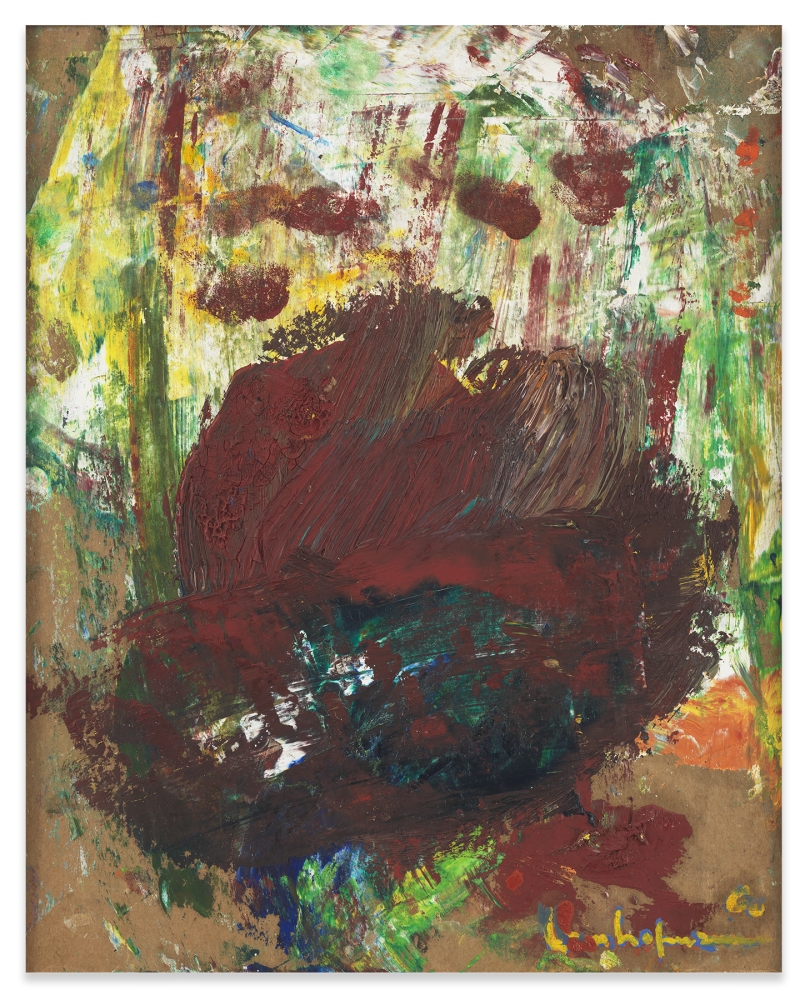 Hans Hofmann

Fall, 1960

Oil on cardboard

11h x 9w in

HH049