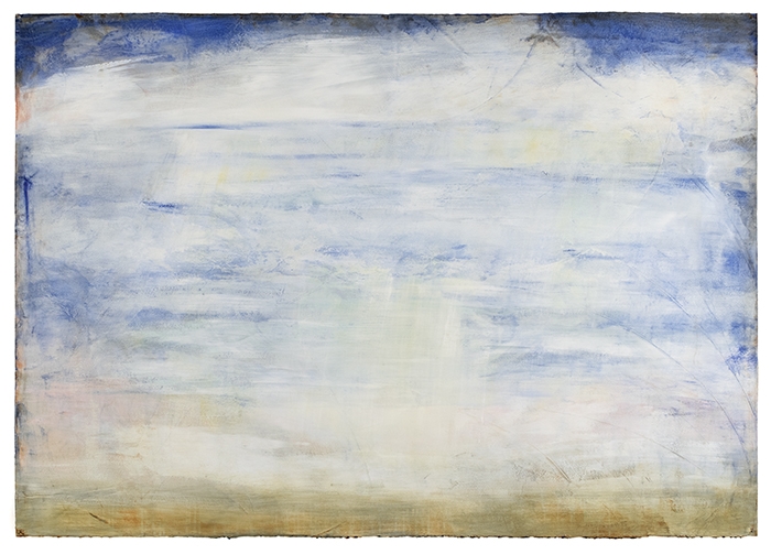 Shawn Dulaney

Beneath the Sky, 2020

Handmade paint on Venetian plaster on paper

45h x 63w in

&amp;nbsp;