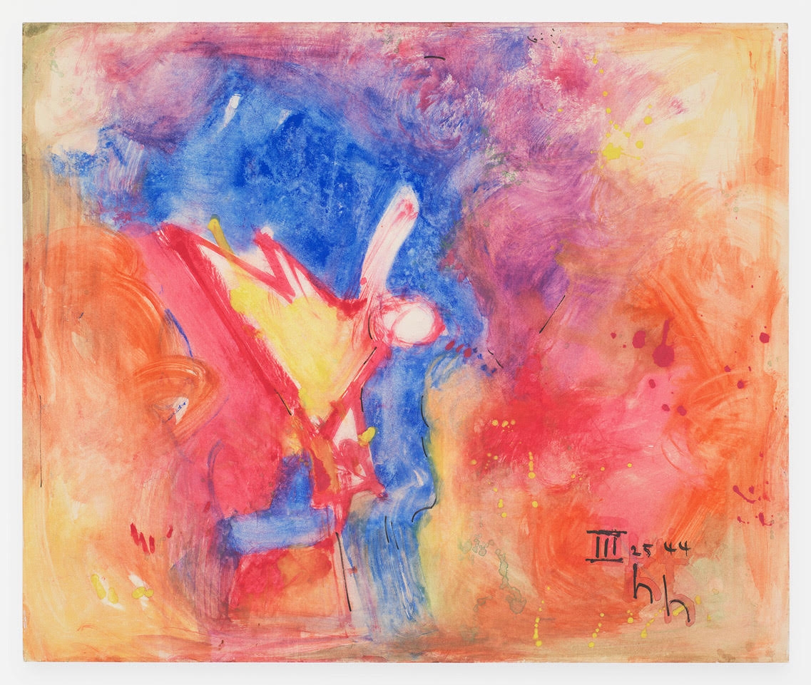 Hans Hofmann

Pink and Blue, 1944

Watercolor on paperboard mounted on panel

22h x 25 3/4w in