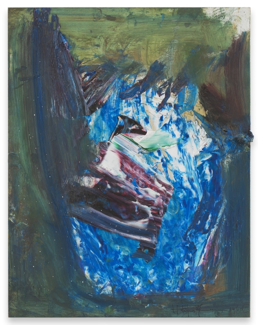 Hans Hofmann

Stormy Blue, 1960

Oil on board

14h x 11w in

HH050