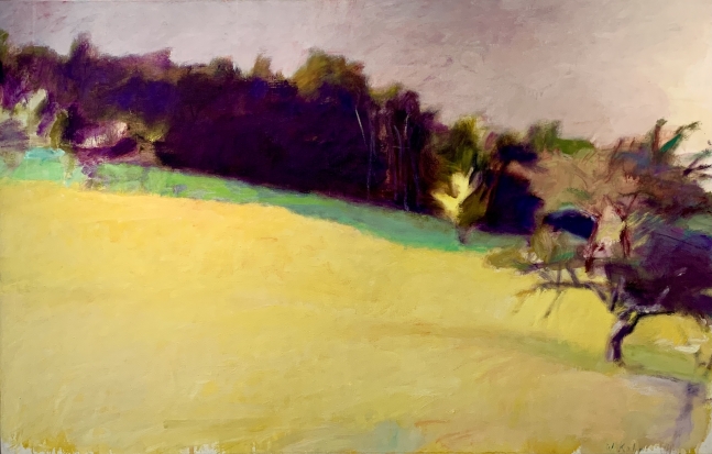 Wolf Kahn

Yellow Field and Trees, 2000

Oil on canvas

42 1/2h x 66w in

Framed: 43h x 67w in

&amp;nbsp;